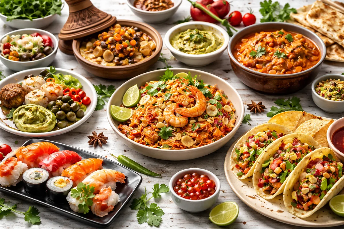 Explorer la cuisine du monde pour un voyage culinaire unique