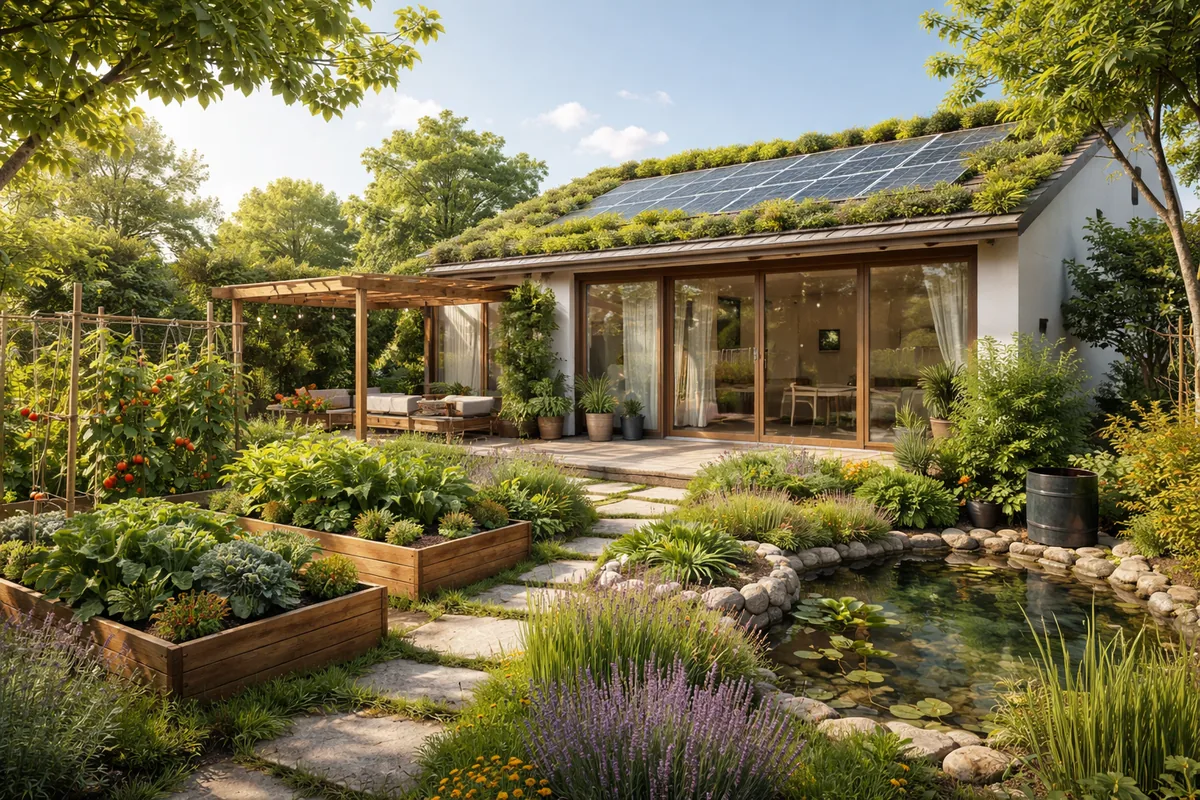 Comment aménager une maison écologique avec un jardin durable