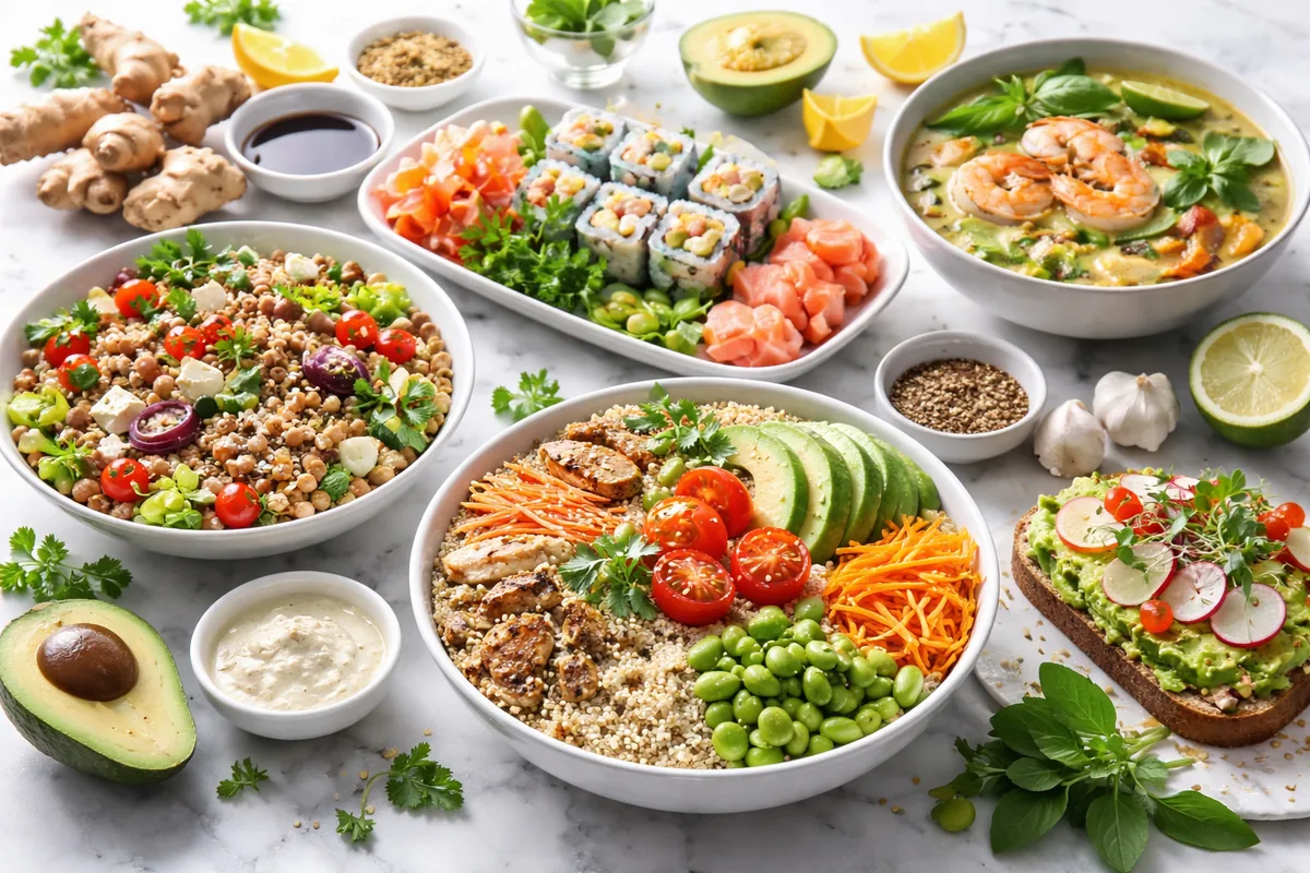 Quelles cuisines du monde s'inspirent du bien-être et de la santé ?