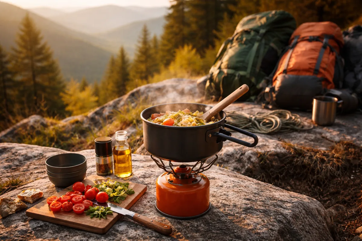Comment préparer des repas chauds en pleine nature lors d'une randonnée
