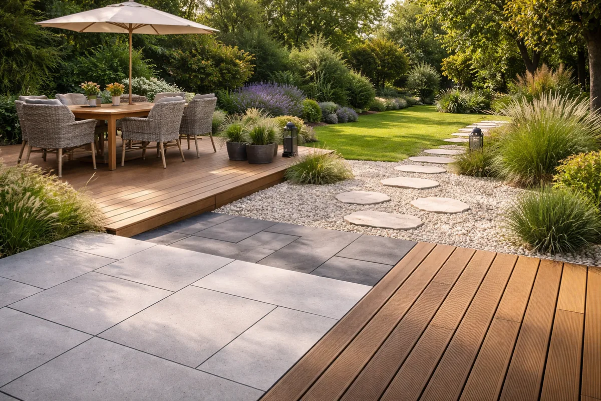 Comment choisir le revêtement de sol parfait pour un jardin extérieur
