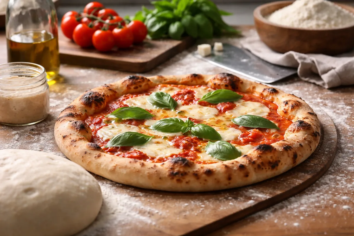 Comment réaliser une pizza maison avec des techniques de fermentation