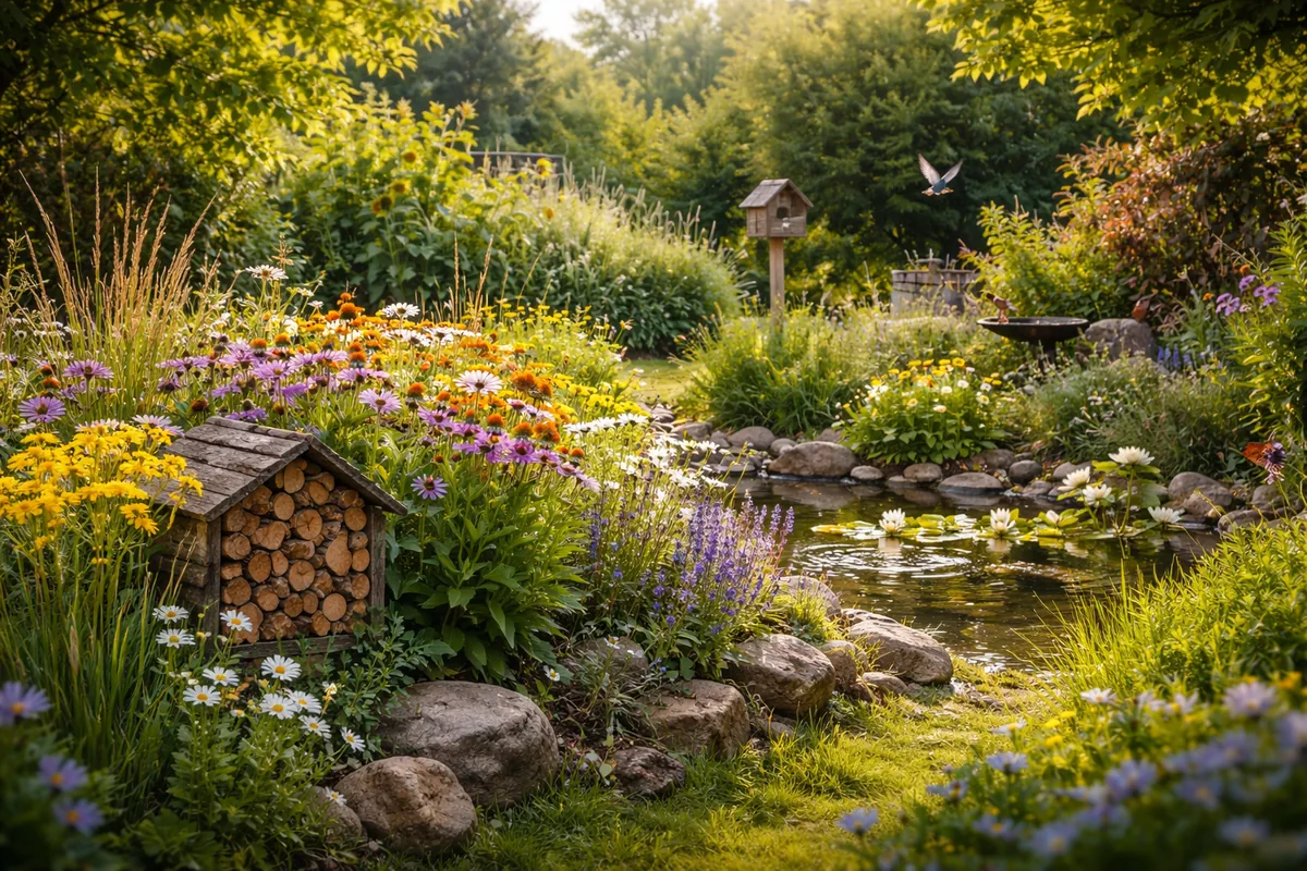 Les secrets pour élever la biodiversité de votre jardin